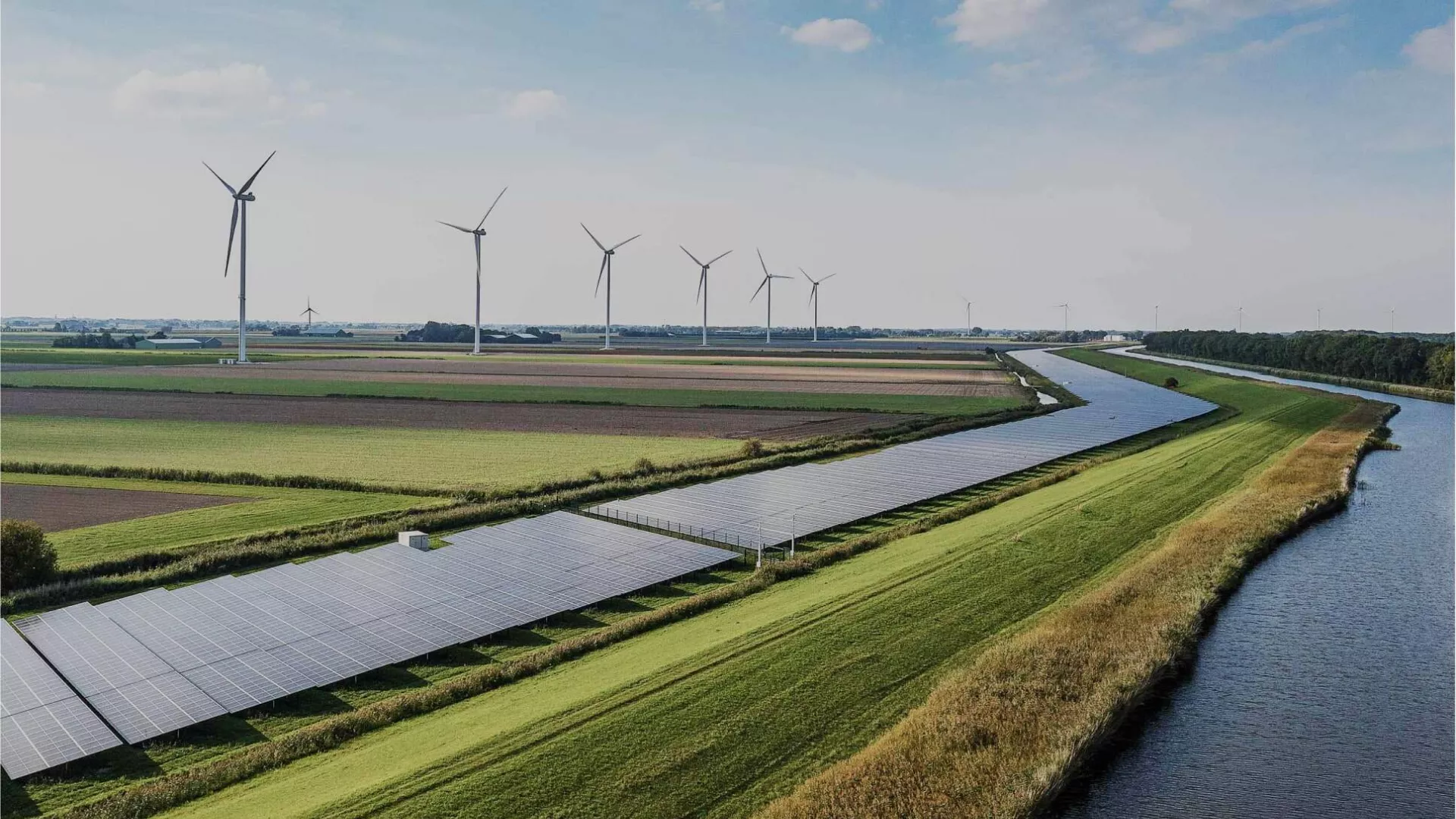 wind and solar farm