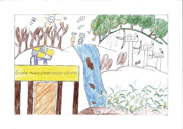 SILVA, Edenilson André da; Environment; Prof. Francisca; 7th Year; Alexandre Câmara Municipal School; Parazinho - RN; Graphite pencil and colored pencil; 2015