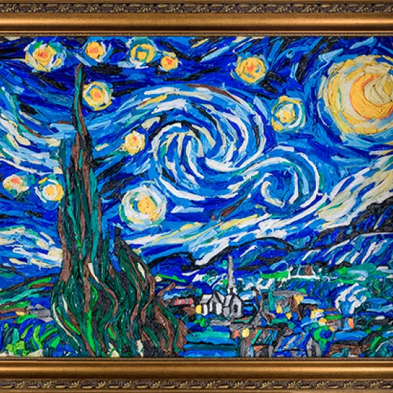 Pintura do quadro de Van Gogh