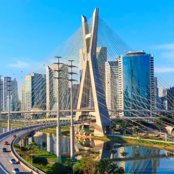 Ponte Estaiada em São Paulo