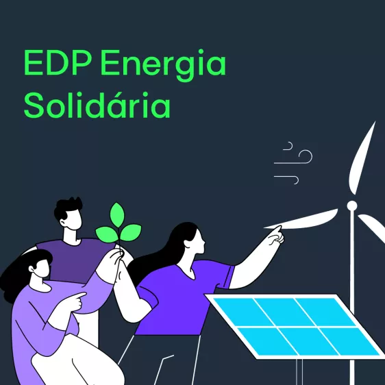 Arte promocional EDP Energia Solidária