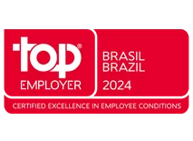 Selo de certificação Top Employer Brasil 2024